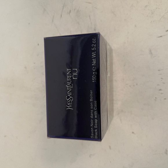 Yves Saint Laurent Other - NIB Yves Saint Laurent NU Black Soap With Case 150g-5.2 oz.